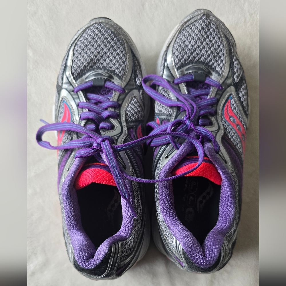 Saucony Women's Purple and Red Running Shoes